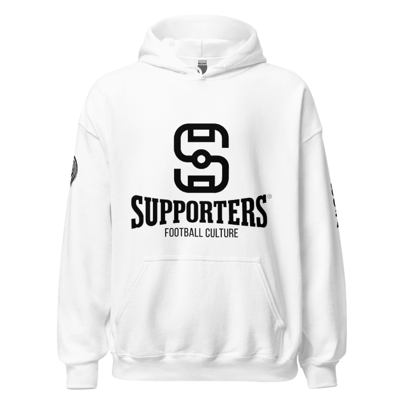 'Bianco che abbraccia il nero' Hoodie