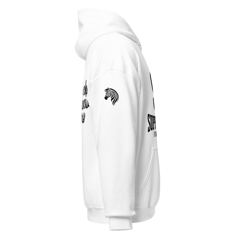 'Bianco che abbraccia il nero' Hoodie