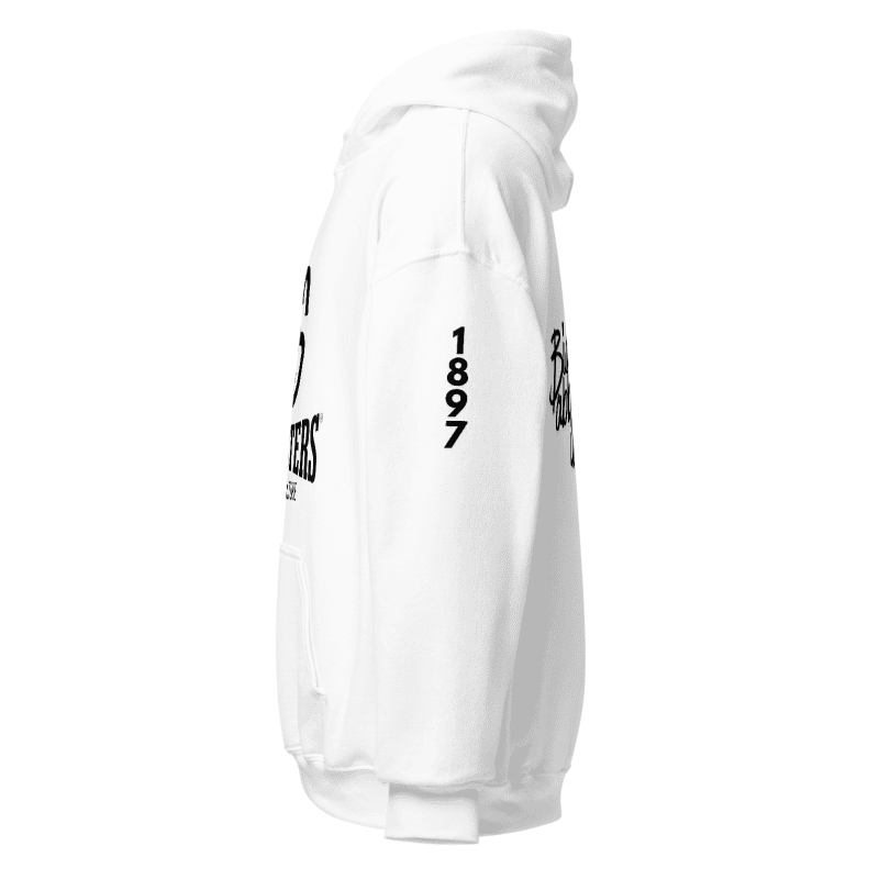 'Bianco che abbraccia il nero' Hoodie