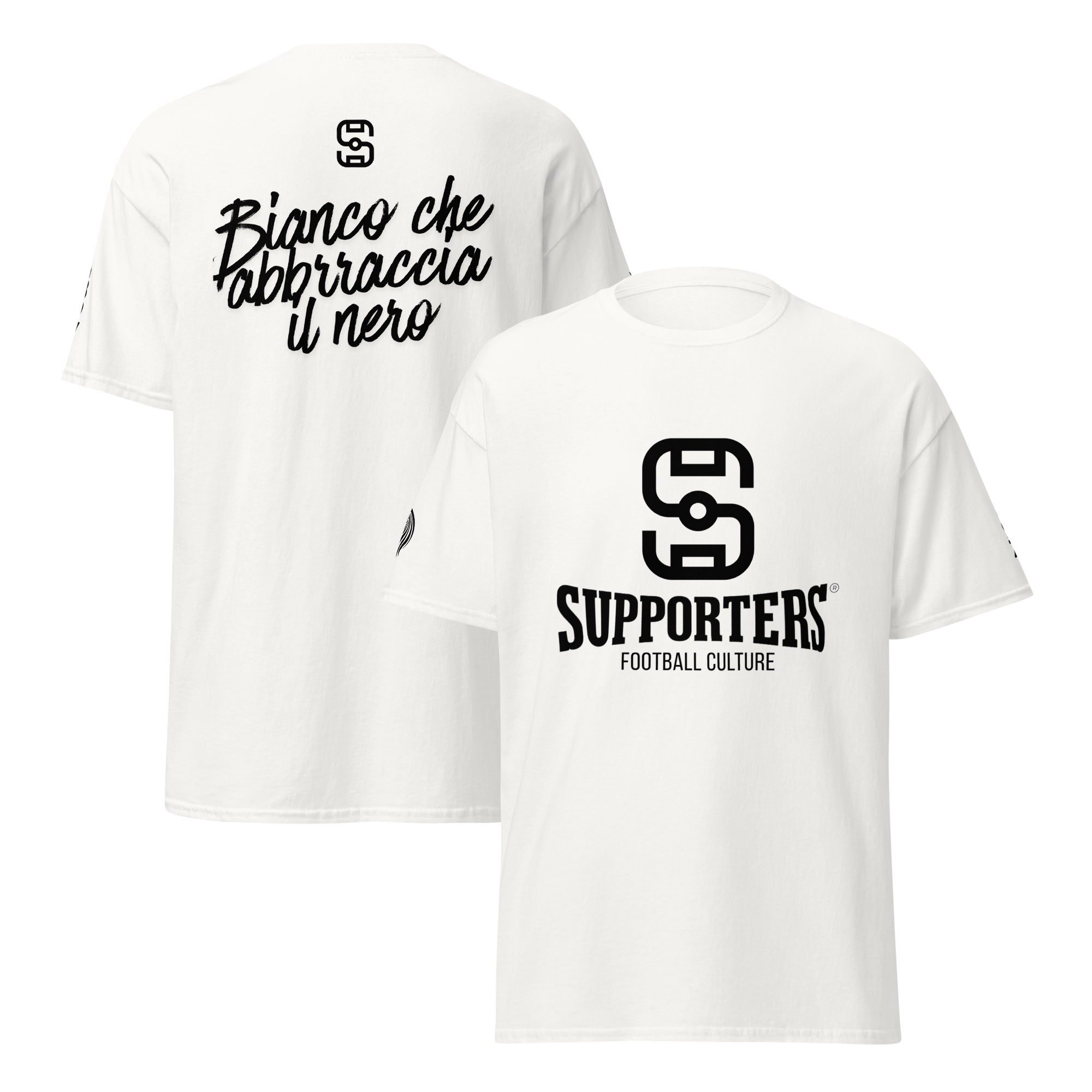 'Bianco che abbraccia il nero' Tee